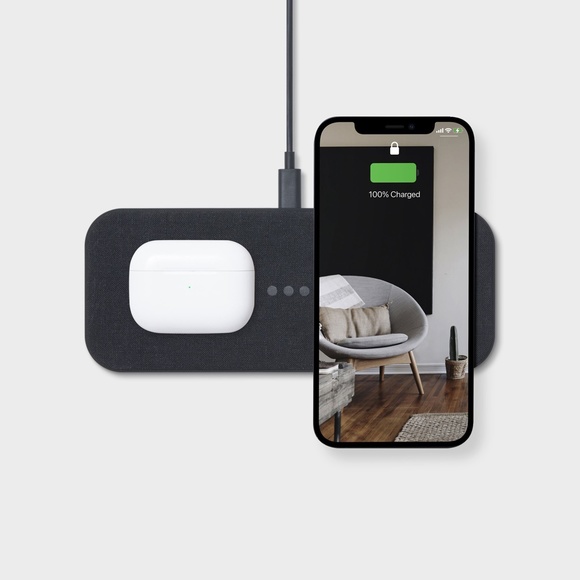 NEW Courant Catch:2 Multi-Device Wireless Charger Charcoal - Picture 3 of 6